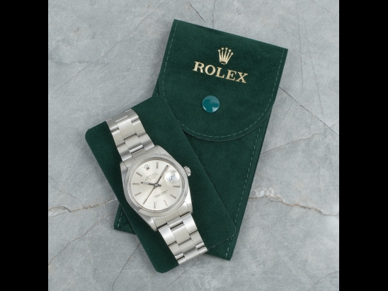 Rolex Date 34 Argento Oyster Silver Lining Dial   Watch  15000